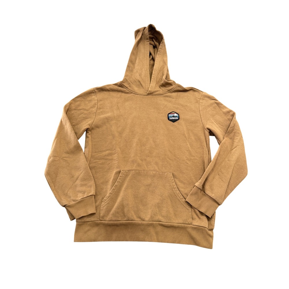 Avalanche Outdoor Supply Co Brown Pullover Hoodie Youth Size L 14/16 Mountain